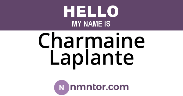Charmaine Laplante