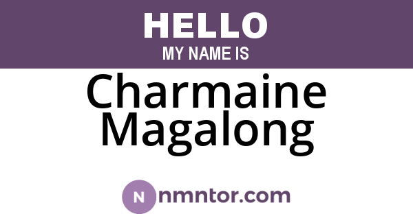 Charmaine Magalong