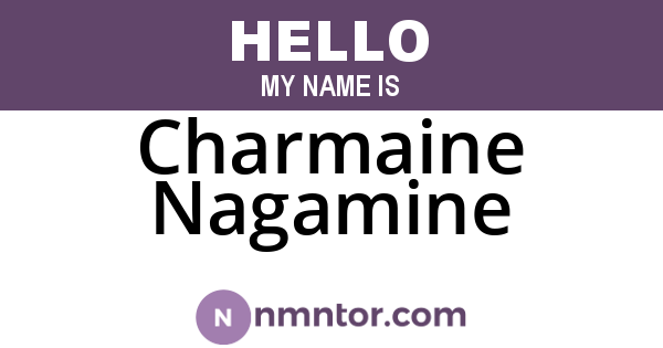 Charmaine Nagamine
