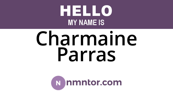 Charmaine Parras