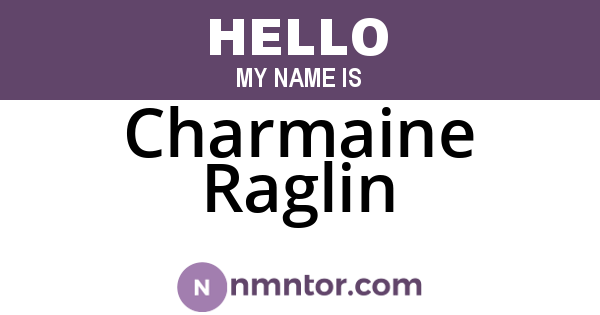 Charmaine Raglin