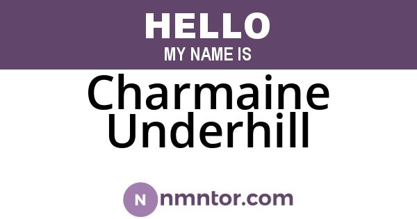 Charmaine Underhill