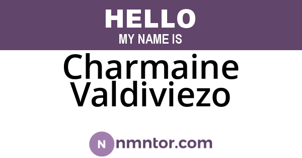 Charmaine Valdiviezo