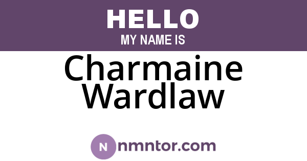 Charmaine Wardlaw