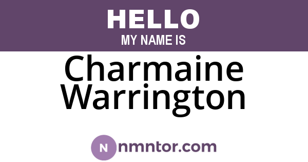 Charmaine Warrington