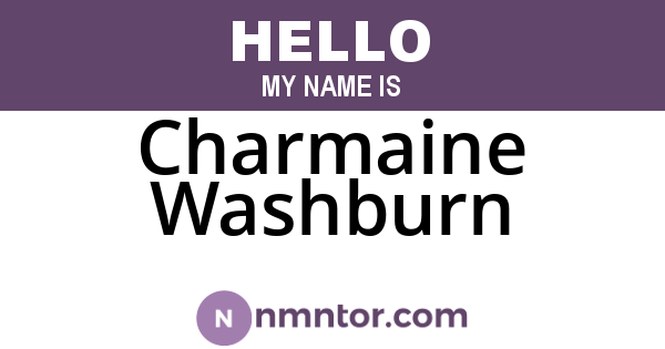 Charmaine Washburn