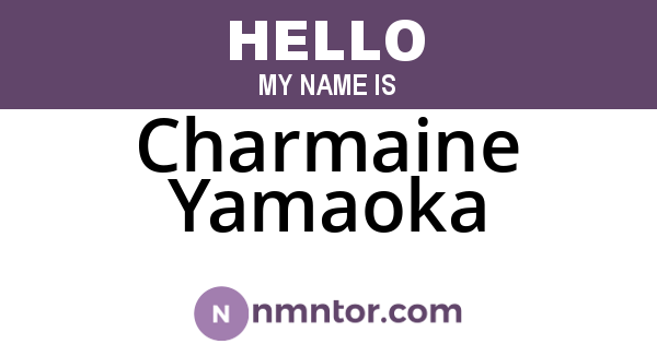 Charmaine Yamaoka