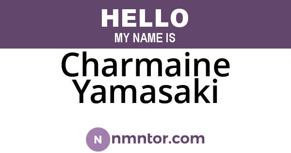Charmaine Yamasaki