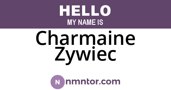 Charmaine Zywiec