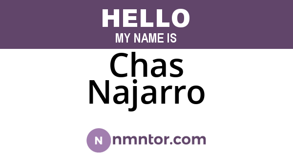 Chas Najarro