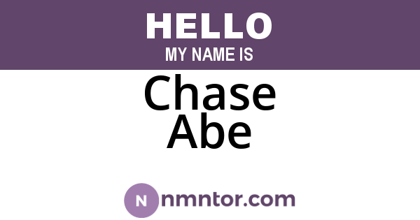 Chase Abe