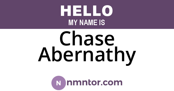 Chase Abernathy