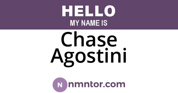 Chase Agostini