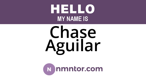 Chase Aguilar