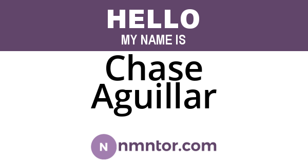 Chase Aguillar