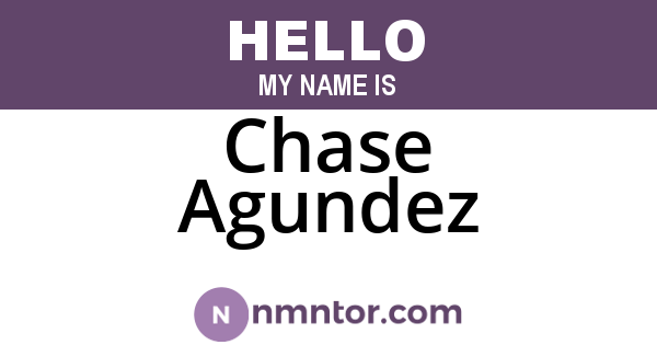 Chase Agundez