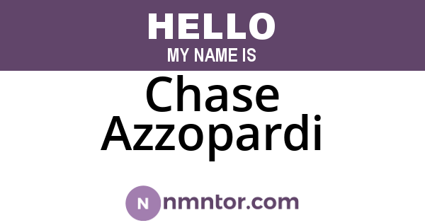 Chase Azzopardi