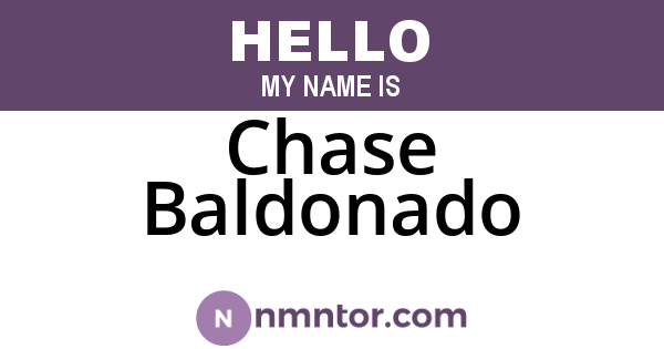 Chase Baldonado