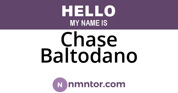Chase Baltodano