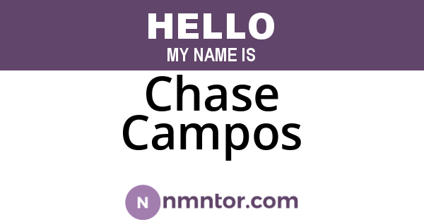 Chase Campos