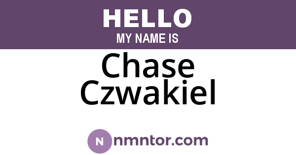 Chase Czwakiel