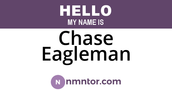 Chase Eagleman