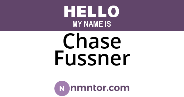 Chase Fussner