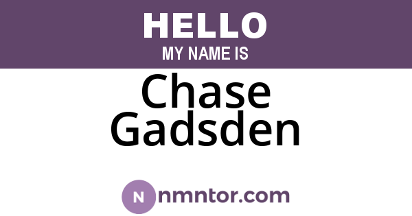 Chase Gadsden