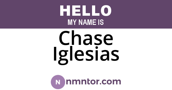 Chase Iglesias