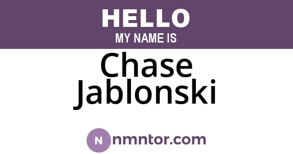 Chase Jablonski
