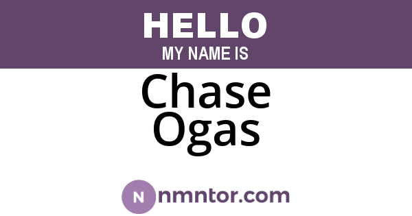 Chase Ogas