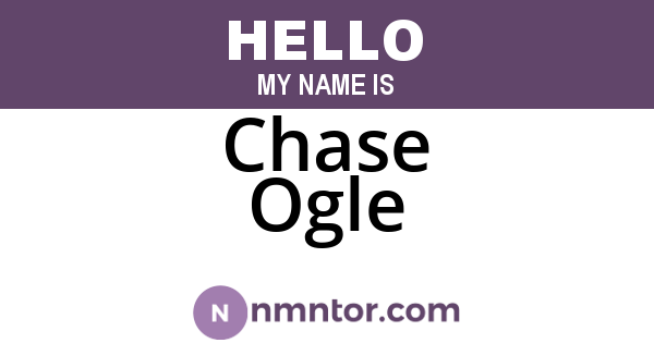 Chase Ogle