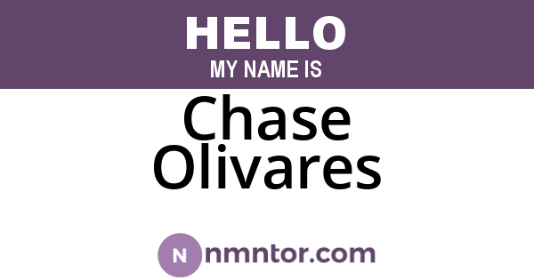 Chase Olivares