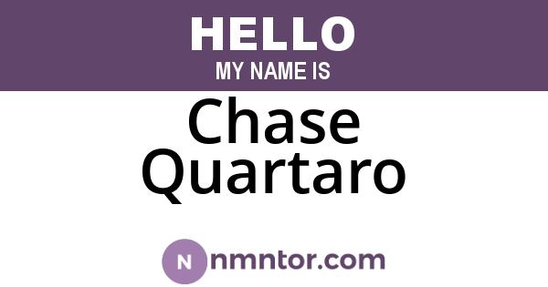 Chase Quartaro