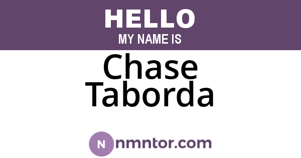 Chase Taborda