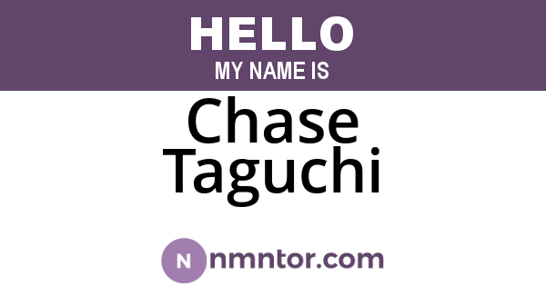 Chase Taguchi
