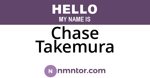 Chase Takemura