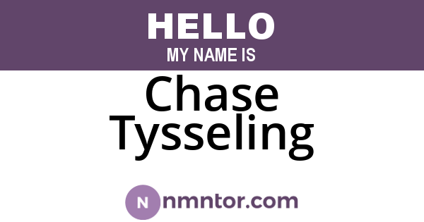 Chase Tysseling
