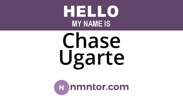 Chase Ugarte
