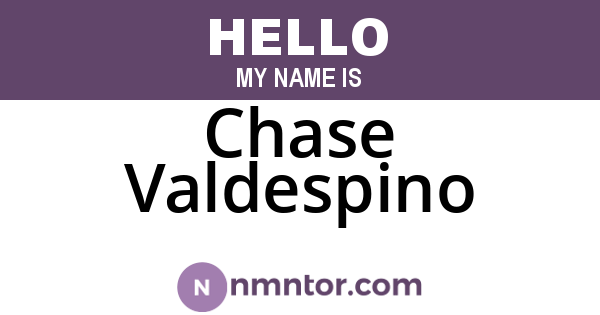 Chase Valdespino