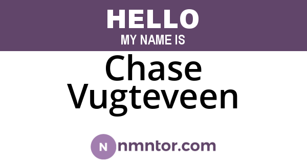 Chase Vugteveen