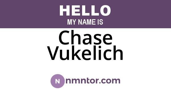 Chase Vukelich