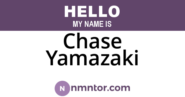 Chase Yamazaki