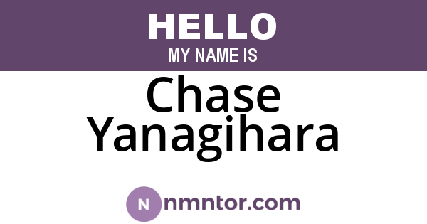 Chase Yanagihara