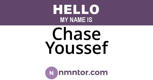 Chase Youssef