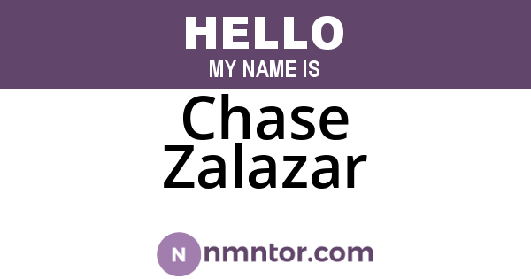 Chase Zalazar