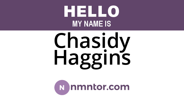Chasidy Haggins