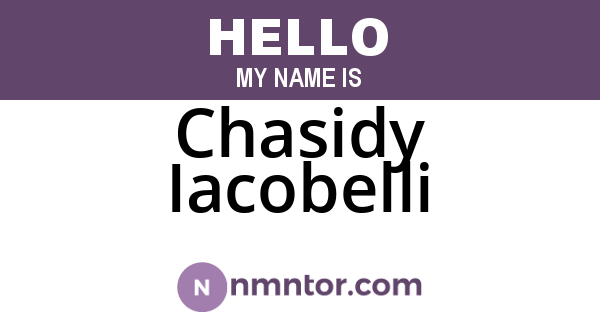 Chasidy Iacobelli