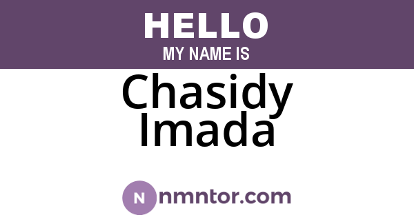Chasidy Imada