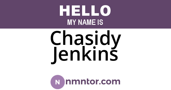 Chasidy Jenkins